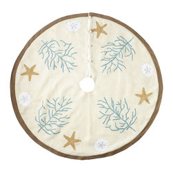 NAUTICAL TREE SKIRT &ndash; REGULAR - NEW - Christmas Tree Skirts