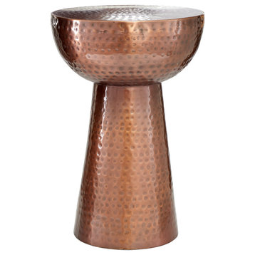 Vintage Bronze Metal Accent Table 31333