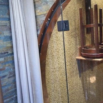 3 Round Doors, Copper Cladding in Fullerton California