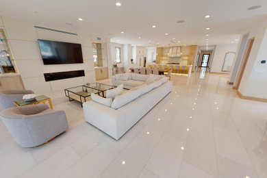 Inspiration for a living room remodel in Orange County