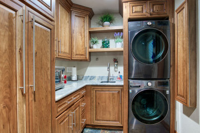 Elegant laundry room photo in Phoenix