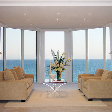 By J Design Group – Living room – Family room - Miami Interior Designers – Moder