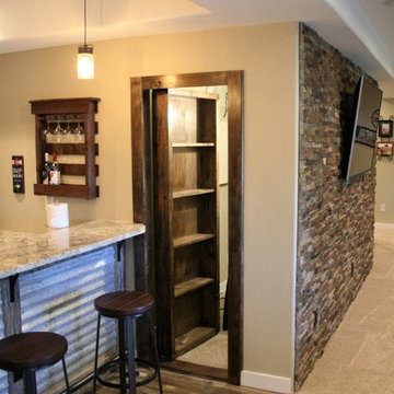 Colorado Rustic Basement