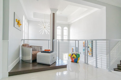 Inspiration for a transitional entryway remodel in Miami