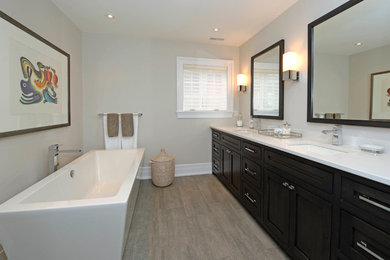 Bathroom - transitional bathroom idea in Toronto
