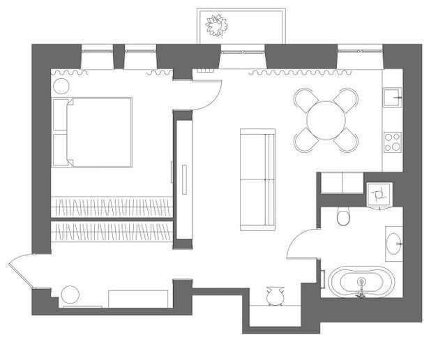 Современный Внутренний план by MO interior design