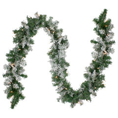 Northlight 9' x 10 Oregon Cashmere Pine Artificial Christmas Garland Unlit