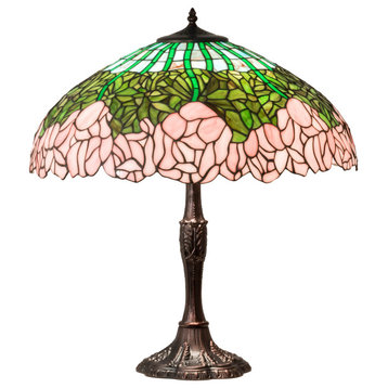 26 High Tiffany Cabbage Rose Table Lamp