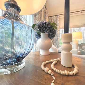Blue and White Sun Room
