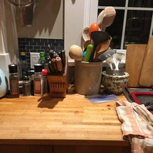 Off the Counter into a cupboard