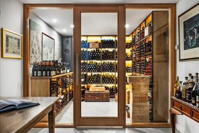 This is an example of a country wine cellar in Sydney.