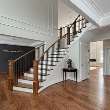 Project #117 | Custom Twist on a Classic L-Shaped Stair