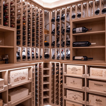 Natural Oak Wine Cellar
