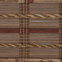 Bali Natural Woven Wood Shades in Sensation Gem Tone - Roman Shades