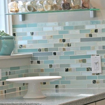 Modern Retro Kitchen Backsplash