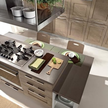 Modern Italian Custom Made Kitchens by LUBE