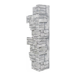 140-36-DEEP STACKED CORNER 36"H X 9"W X 1 1/2"D - Wall Panels