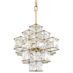 Varaluz - Cubic 6 Light Pendant, 6 - This 6 light Pendant from the Cubic collection by Varaluz will enhance your home with a perfect mix of form and function. The features include a Calypso Gold finish applied by experts.
