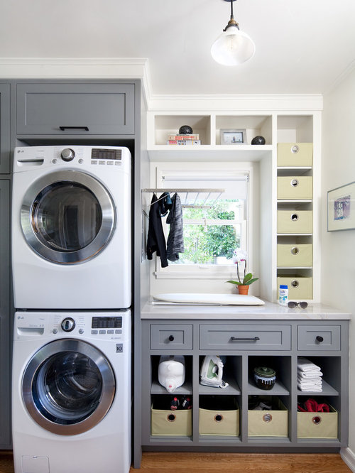 Small Bathroom Laundry Room Combo Design Ideas & Remodel Pictures | Houzz