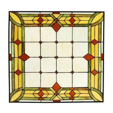 Stained glass for breezeway