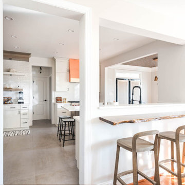 Graywood and Copper Kitchen