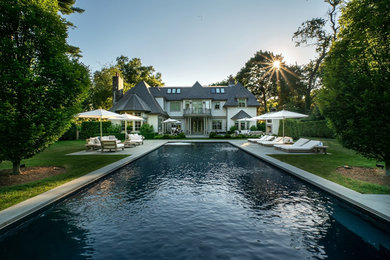 Pool - contemporary pool idea in New York