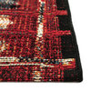 Esencia Tribal Stripe Indoor/Outdoor Mat Red 1'11"x4'11"