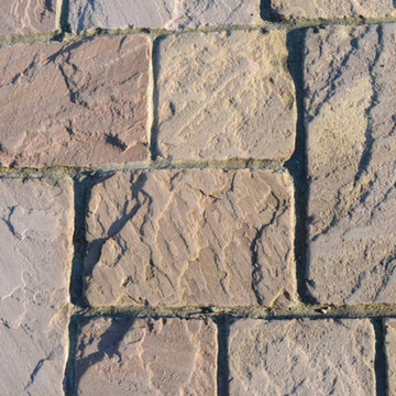 Stone/ brick etc landscape elements.