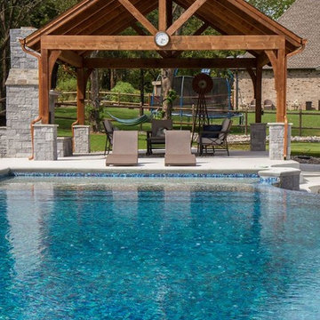 All Glass Tile Pool