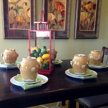 Interior Design - Canyon Lakes (Green, Orange, Gold)
