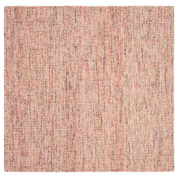Safavieh Abstract Collection ABT468 Rug, Beige/Rust, 6' Square