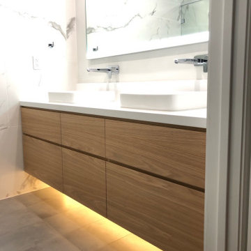 White Oak Floating Vanity