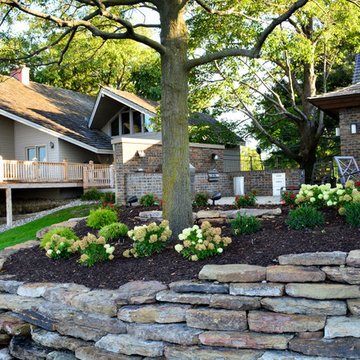 Natural Stone Wall and Retaining Wall