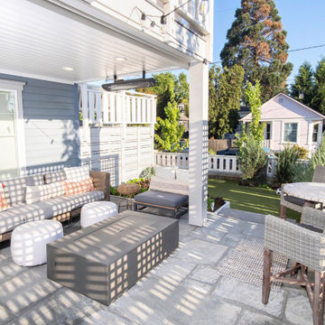Extended Deck Over Small Privacy Patio