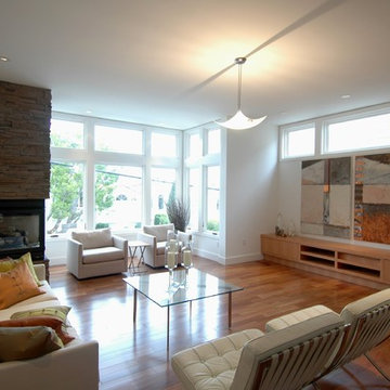 Warm Modern in Noe Valley-Living Room