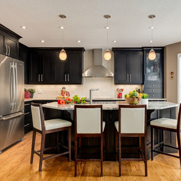 Open Concept Kitchen & Living Room