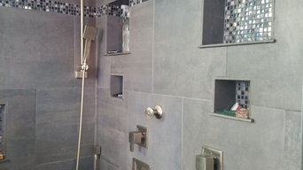 Salt Lake Utah home master whirlpool tub and shower tile & plumbing install