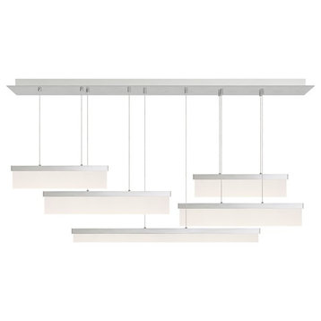 Tech Lighting Sweep Linear Suspension, Polished Nickel 700LSSWPN-LED930