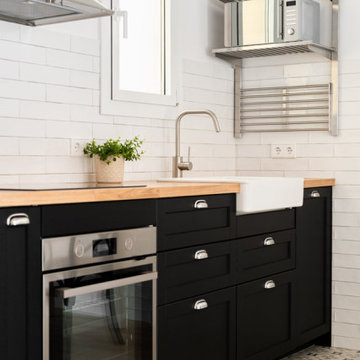 Open Concept Farmhouse Kitchen Remodel by NextGen Home Builders in Hermosa Beach
