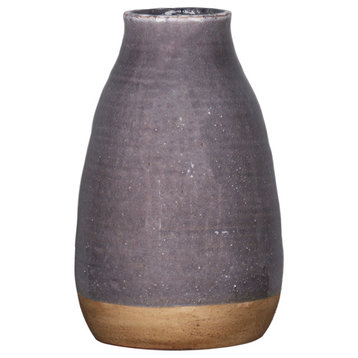 Ceramic Vase Gloss Dark Gray