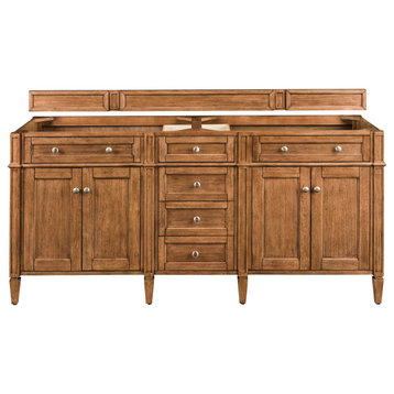 Brittany 72" Saddle Brown Double Vanity