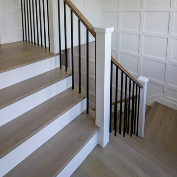 87_Welcoming and Functional Contemporary U-shaped Staircase, Arlington, VA 22207