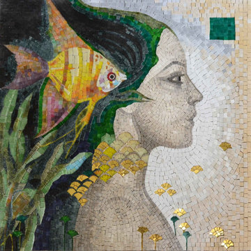 Felix Mas Realms of Beauty", Mosaic Art Reproduction I Mozaico