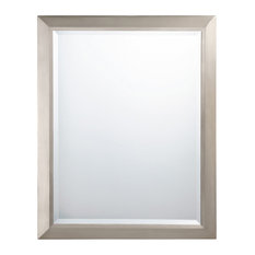 Brushed Nickel Wall Mirror brushed nickel wall mirrors | houzz Brushed Nickel Wall Mirror brushed nickel wall mirrors | houzz