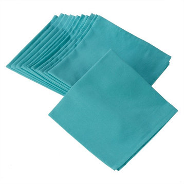 Solid Bold Colors Cotton Napkin 20"x20" - Sold per 4, Teal