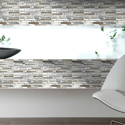 Stone glass blend tile for kitchen and bath - Products