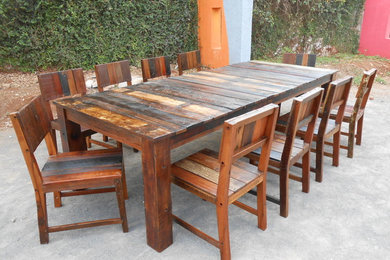 Reclaimed Old Wood Dining Sets