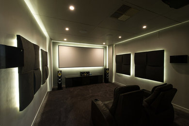 Inspiration for a home theatre in Perth.