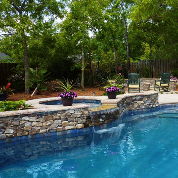 Stone Spa Waterfall