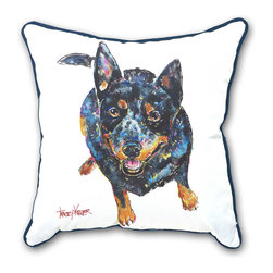 Aussie Cattle Dog Indoor/Outdoor Cushion Covers - Outdoor Cushions And Pillows